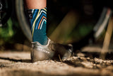 Performance Teal Crew Socks