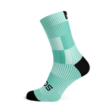 Slight Turquoise Crew Socks