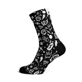 Doodle Black Socks